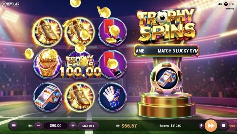 Trophy Spins World Cup 26 - pembayaran pengganda dalam Baller Bonus