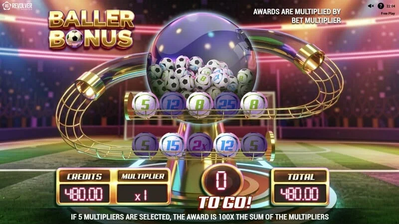 Trophy Spins World Cup 26 - melancarkan pusingan Baller Bonus